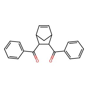 (3-Benzoyl-2-bicyclo[2.2.1]hept-5-enyl)-phenylmethanone structure