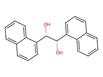 rac-1,2-Di(1-naphthyl)-1,2-ethanediol structure