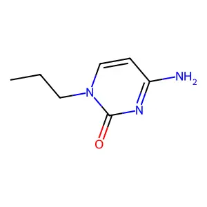 1-Propylcytosine structure