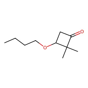 3-Butoxy-2,2-dimethylcyclobutan-1-one structure