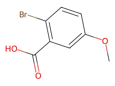 2-溴-5-甲氧基苯甲酸 structure