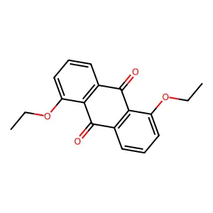 1,5-Diethoxyanthracene-9,10-dione structure
