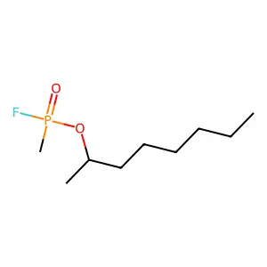 2-Octyl methylphosphonofluoridate structure