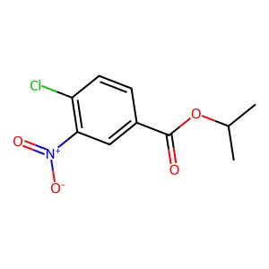 Isopropyl 4-chloro-3-nitrobenzoate structure