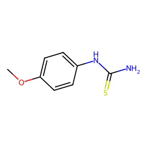 4-Thioureidoanisole structure
