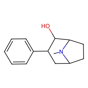 8-Methyl-3-phenyl-8-azabicyclo[3.2.1]octan-2-ol structure