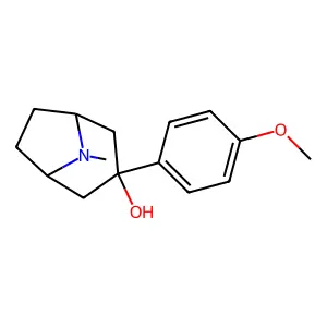 3-(4-Methoxyphenyl)-8-methyl-8-azabicyclo[3.2.1]octan-3-ol structure