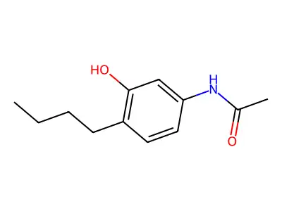 N-(4-丁基-3-羟基苯基)乙酰胺 structure