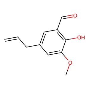 5-Allyl-2-hydroxy-3-methoxybenzaldehyde structure