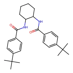 N,N'-(1S,2S)-cyclohexane-1,2-diylbis(4-tert-butylbenzamide) structure