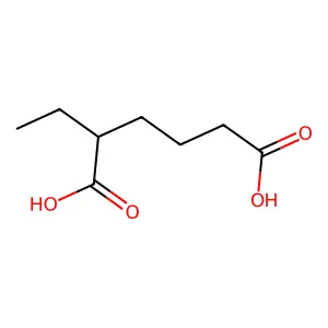 2-Ethylhexanedioic acid structure