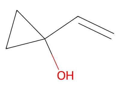 1-Ethenylcyclopropan-1-ol structure