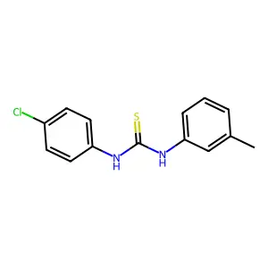 1-(4-Chlorophenyl)-3-(3-methylphenyl)thiourea structure
