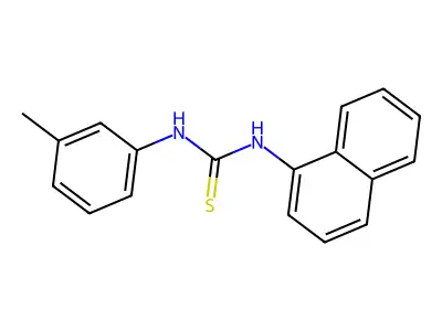 1-(3-Methylphenyl)-3-naphthalen-1-ylthiourea structure