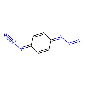 1,4-Diazidobenzene structure