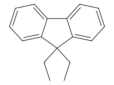 9,9-Diethylfluorene structure