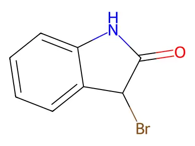 2H-Indol-2-one, 3-bromo-1,3-dihydro- structure