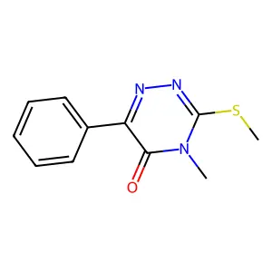 4-Methyl-3-(methylsulfanyl)-6-phenyl-1,2,4-triazin-5(4H)-one structure