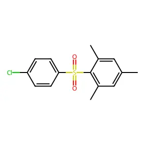 4-Chlorophenyl mesityl sulfone structure