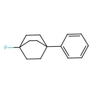 Bicyclo(2.2.2)octane, 1-fluoro-4-phenyl- structure