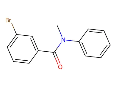 3-bromo-N-methyl-N-phenylbenzamide structure