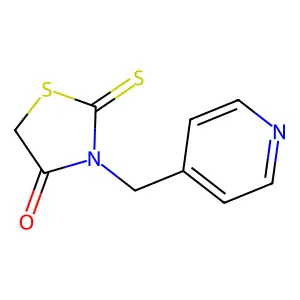 3-(4-Pyridinylmethyl)-2-thioxo-1,3-thiazolidin-4-one structure