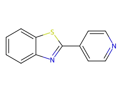 2-Pyridin-4-yl-1,3-benzothiazole structure