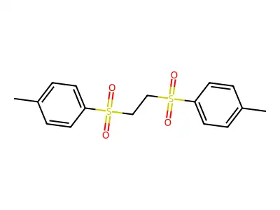 Benzene, 1,1'-[1,2-ethanediylbis(sulfonyl)]bis[4-methyl- structure