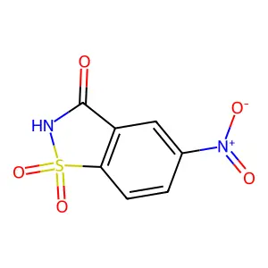 5-Nitro-2,3-dihydro-1lambda6,2-benzothiazole-1,1,3-trione structure