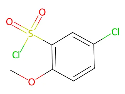 5-Chloro-2-methoxybenzene-1-sulfonyl chloride structure