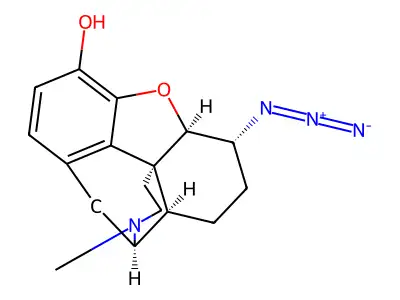 叠氮吗啡 structure