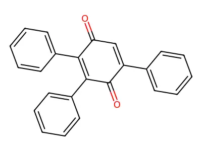 2,3,5-Triphenylcyclohexa-2,5-diene-1,4-dione structure