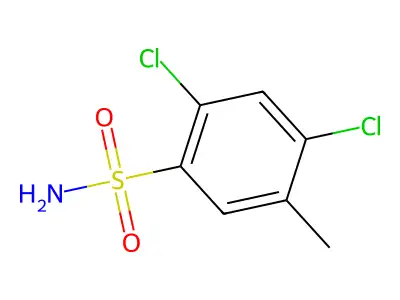 2,4-Dichloro-5-methylbenzenesulfonamide structure
