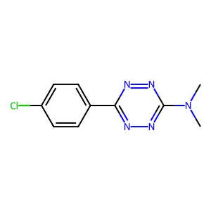 s-Tetrazine, 3-(p-chlorophenyl)-6-dimethylamino- structure
