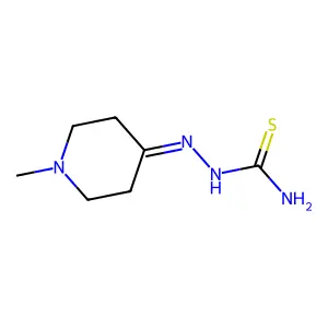 [(1-Methylpiperidin-4-ylidene)amino]thiourea structure