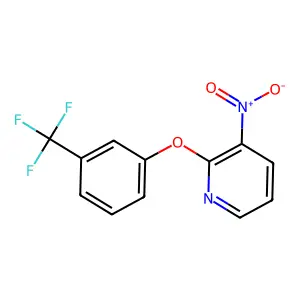 3-Nitro-2-[3-(trifluoromethyl)phenoxy]pyridine structure