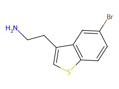 2-(5-溴苯并[b]噻吩-3-基)乙胺 structure