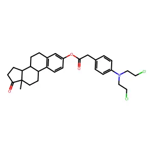 3'-[Bis[2-[(methylsulfonyl)oxy]ethyl]amino]acetanilide structure