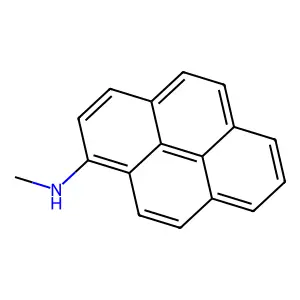 1-Methylaminopyrene structure