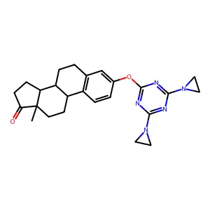 1,1-Bis(2-chloroethyl)-3-naphthalen-1-ylurea structure