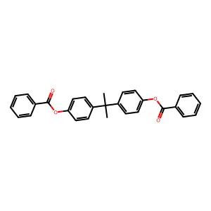 2,2-Bis[4-(benzoyloxy)phenyl]propane structure