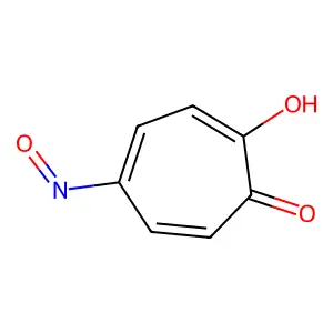 2-Hydroxy-5-nitroso-2,4,6-cycloheptatrien-1-one structure