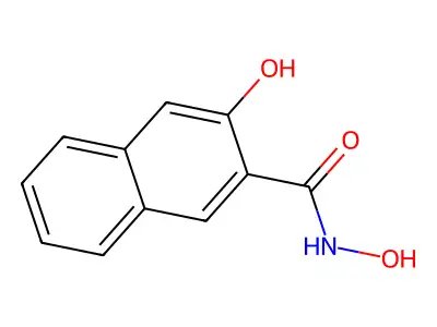 N,3-dihydroxynaphthalene-2-carboxamide structure