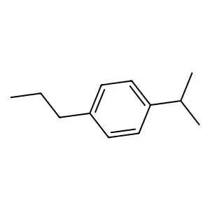Benzene,1-(1-methylethyl)-4-propyl- structure