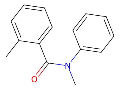 N,2-dimethyl-N-phenylbenzamide structure