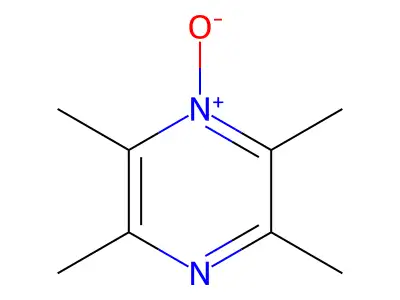 2,3,5,6-Tetramethylpyrazine 1-oxide structure