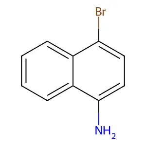 4-Bromo-1-naphthylamine structure