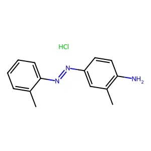 4-((o-Tolyl)azo)-o-toluidinium chloride structure