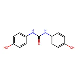 1,3-Bis(4-hydroxyphenyl)urea structure