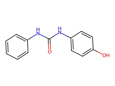 4-(N'-phenylureido)phenol structure
